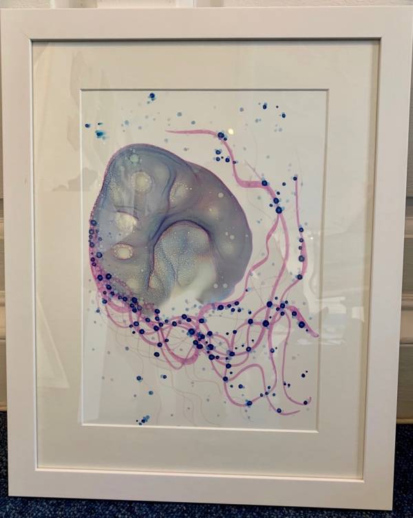 - on Ink, Painting by Jenny Bunt, measuring 35 x 25 cm (H x W) framed at 51 x 41 cm £160